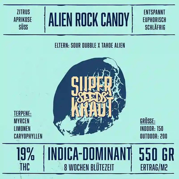 Alien Rock Candy | Feminisierte Cannabissamen kaufen - Superkraut