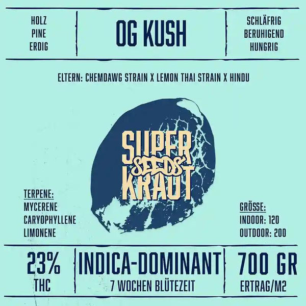 OG Kush  | Feminisierte Cannabissamen kaufen - Superkraut